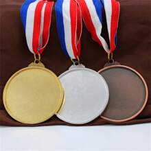 1 pièce Médaille d\'or de jeux de marathon, médaillons commémoratifs en métal, médailles de champions, souvenirs de jeux, applicable aux médailles commémoratives de la Coupe de football - Multicolore - Voir 7