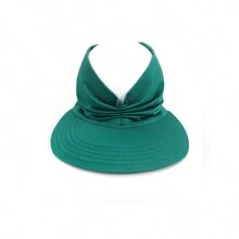 1pc Women's Solid Color Outdoor Sports Anti-Uv Sun Hat, Spring, Summer, Autumn, Cute Sunscreen Cap