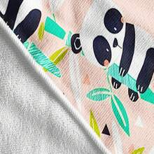 1pc Panda Pattern Beach Towel, Microfiber Beach Towel, Sports Towel, Suitable For Summer, Beach, Swimming Pool - Multicolor - View 4