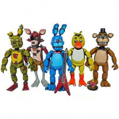 Kit de 6 Figuras Nights At Freddy's Fazbear MEGAN SHOP