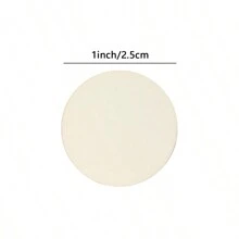 100 Cái/60 Chiếc 1-Inch Bằng Gỗ Hình Tròn DIY Trang Trí Thủ Công Đĩa Để Thủ Công & Album Ảnh Vòng Tròn Bằng Gỗ Chưa Hoàn Thành Mảng Bám DIY bảng Graffiti - Màu be - Xem 2