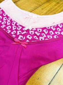 Women Thongs - 玫紅色 - 查看 3