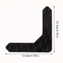 4/8/12/16 chiếc Có thể tái sử dụng Tấm thảm Chống trượt Hình dán , Có thể giặt được Da giả Thảm trải sàn Sửa Tấm lót Với Tính hai mặt Keo dán Và Dư lượng Đối với Nhà  , Trắng - màu đen - Xem 2