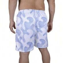 Men Beach Shorts - màu đen - Xem 3