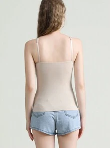 1 Stück Bodycon Modal Camisole Tanktop Mit Integrierten Bh-einsätzen Und Drahtloser Unterstützung Für Frauen