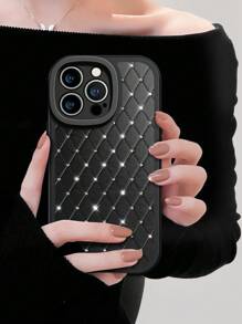1 Piece Luxury Bling Glitter Leather Sequin Soft Phone Case Compatible With Iphone/Galaxy/Redmi/OPPO Waterproof Shockproof Anti-Fall Scratch Resistant