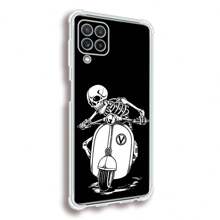 Capa Capinha De Celular Compatível com Galaxy A22 4G/M22 4G Samsung Personalizada Cor:996 - Damasco - Visão 2