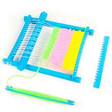 Diy Weaving Machine Stem Toy Set With Instruction For Kids' Handmade Weaving Project, For Elementary School - Multicolor - View 5