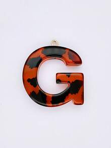 2 Miếng Rỉ sét Nâu Đầy màu sắc Giọt nước Polyresin Hình chữ cái Phụ kiện trang sức DIY , Móc chìa khóa , Quần áo Đồ trang trí Chất liệu - Rỉ Nâu - Xem 24