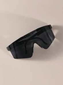1pc Men's Wraparound Outdoor Fashionable Cool & Stylish Sport Sports Glasses, Great For Daily Wear And Music Festivals - Punk Style - Multicolor - View 10