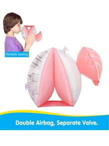 2 件装全新充气美人鱼贝壳浮力儿童臂圈卡通泳池臂套 - 彩色 - 查看 4