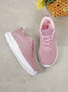 1pair New Arrival Classic, Fashionable, Casual, Comfortable, Lightweight, Durable Athletic Shoes For Kids