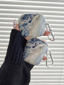 Apple Marble Pattern Case Compatible With AirPods Compatible With Airpods1/2 AirPods Pro