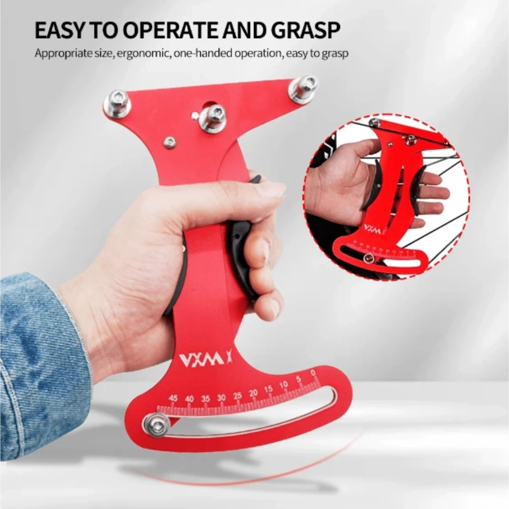 Bike Spoke Tension Meter, Bicycle Wheel Rim Calibration Tool, Easy