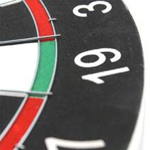 1pc Needle-Type Dartboard Set, Home & Professional Indoor Safe Dartboard Target With Soft Darts For Competition - Black and White - View 3