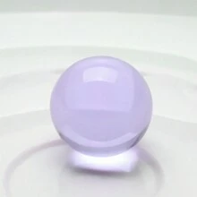 1pc 30mm Seamless Colored Glass Ball Decor, Countertop Ornament