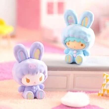 Miniso 三丽鸥卡通兔子系列植绒盲盒摆件，可爱设计，植绒PVC材质，卧室装饰、置物架展示及送礼佳品，情人节礼物好选择（1个，随机发货） - 彩色 - 查看 5