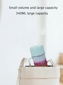 1pc 340ml Mini Cyclone Juicer Cup With Type-C Charging Port - Blue - View 10
