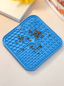 1 件方形宠物舔垫，防滑硅胶慢食垫，适用于狗和猫，宠物用品 - 彩色 - 查看 17