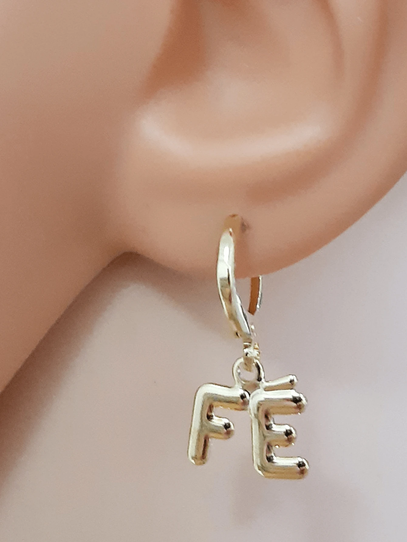 Stud Earrings - 金色 - 查看 1