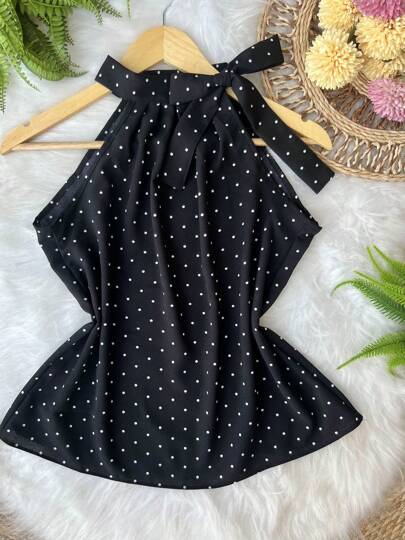 regata de bolinhas feminina gola alta otimo qualidade