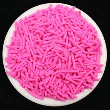 Agulha Realista De Doces De 20g/peça, Grânulos De Açúcar, Fatias De Argila Polimérica, Peças De Cerâmica Macia Para Joalheria Diy, Decoração De Bolos E Acessórios De Enchimento