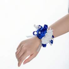 6 cái/gói Của phụ nữ Phù dâu Corsage cổ tay Với Hoa & Ngọc trai Giả Đối với PE Buổi tiệc , Lễ cưới , Tốt nghiệp Lễ - A - Xem 11