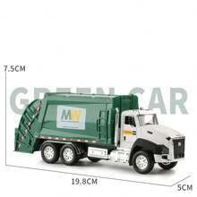 1pc Children's Engineering Vehicle Toy With Lights & Music, Includes Excavator, Fire Truck, Garbage Truck, Dump Truck, Mixer Truck, Oil Tanker Truck, Construction Toy Set For Boys,Car Must Haves Kids,Yellow Truck,Big Truck Toys,Back To School