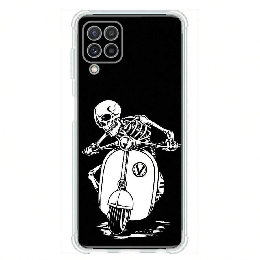 Capa Capinha De Celular Compatível com Galaxy A22 4G/M22 4G Samsung Personalizada Cor:996 - Damasco - Visão 1
