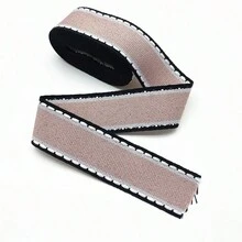 2.7公尺長1英寸寬的格洛斯蓮絲緞帶,適用於製作蝴蝶結,花卉裝飾,禮物包裝 - 2.7米長 - 查看 8