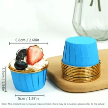 50 sztuk Wysoka temperatura Odporny Ciasto Papier Kubek Forma Do Muffinek Pieczenie Akcesoria Dla Festiwal , Wakacje , Impreza
