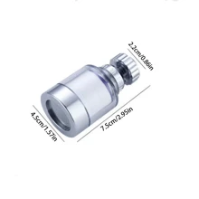 1/3/5入組防銹水龍頭過濾器,帶旋轉接頭,適用於廚房和浴室,防濺水設計,適用於蔬菜清洗和飲用水淨化