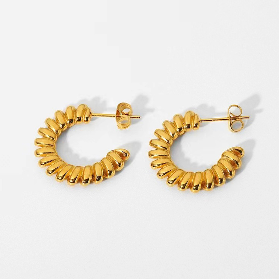 Stainless Steel 18k Gold Plated Cross-Border New European And American ...