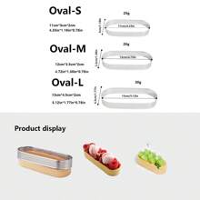 Tròn Đục lỗ Vòng bánh Mousse Với Lỗ , 0.8mm , Đối với Tiếng Pháp Bánh & Cheese , Khuôn nướng , Thép không gỉ 430 - Bạc - Xem 11