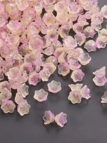 20pcs Bell Flower Base & Glass Beads DIY Craft Supplies For Vintage Bracelets, Hairpins & Earrings, Ancient Style Jewelry Making Accessories - Bell Flower - View 5