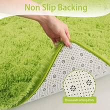 1 Miếng Nhuộm buộc Biến đổi dần Hình hộp chữ nhật Sang trọng Tấm thảm Phong cách Bắc Âu Sang trọng Shaggy Phòng khách Cà phê Bàn Thảm Phòng ngủ Đầu giường Thảm trải sàn Thảm thú cưng Đối với Mèo Và Chó - màu đen - Xem 5