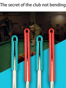 2 Sets Eight Ball English And American Style Billiard Cue Hanger With Exhibit Cabinet Mounting And General Hook, Suitable For 9-13mm Cue Tips, Including 2 Hooks And A Rubber Hanger For Maintenance, Billiards Accessories - Multicolor - View 2
