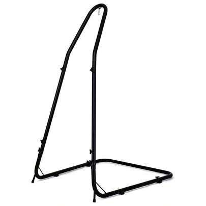 Hanging Chair Frame, Height-Adjustable, Hanging Chair Frame Hanging Chair Stand Hanging Chair Stand Hanging Chair Frame, Made Of Iron, 135 X 115 X 200 Cm, Black