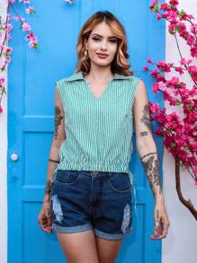 Women Blouses - màu xanh lá - Xem 4