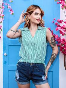 Women Blouses - màu xanh lá - Xem 1