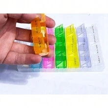 Pill Boxes Medicine Holder Medicine/Capsules 4x Day - Nhiều màu - Xem 5