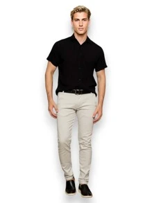 Men Pants - Màu be - Xem 5