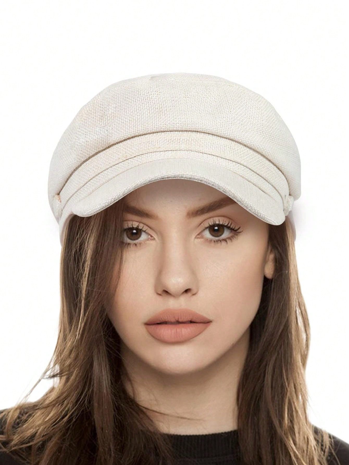 1pc 8 Panels Newsboy Caps Beret Hat For Women Cabbie Painter Hat Gatsby