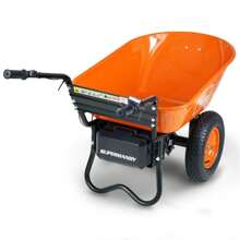 SuperHandy Electric Self-Propelled Wheelbarrow - 48V 2Ah Battery System, 330lb Max Capacity, 4 Cu. Ft Tub - Default - View 2