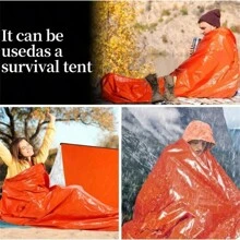 Outdoor Camping Hiking Adventure Tent Emergency Sleeping Bag, PE Aluminum Film Emergency Sleeping Bag - Multicolor - View 6