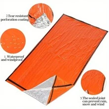 Outdoor Camping Hiking Adventure Tent Emergency Sleeping Bag, PE Aluminum Film Emergency Sleeping Bag - Multicolor - View 3