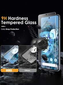 4合1鋼化玻璃屏幕保護貼,兼容像素帶相機鏡頭保護貼 - 無色 - 查看 3