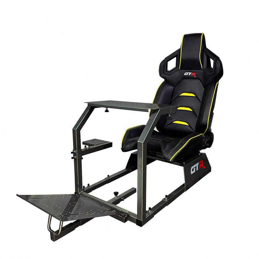 GTR Simulator GTA Model Racing Simulator Cockpit Black Frame With ...