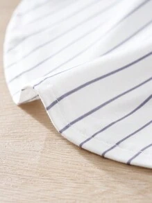 1pc Summer Striped Baseball Uniform Pet Breathable Clothes