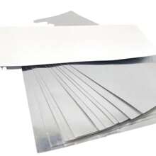 Papel alumínio para mechas 9,5x30 profissional 400 unidades - Cinza - Visão 3
